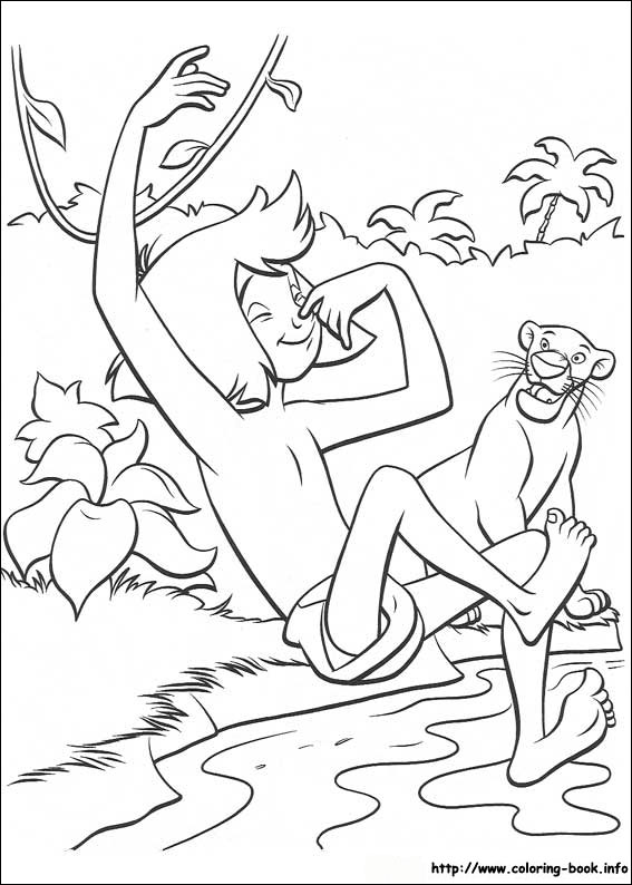 Jungle Book coloring picture